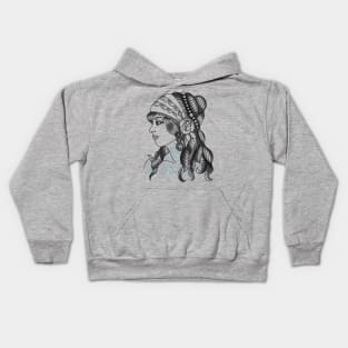 gypsy girl Kids Hoodie